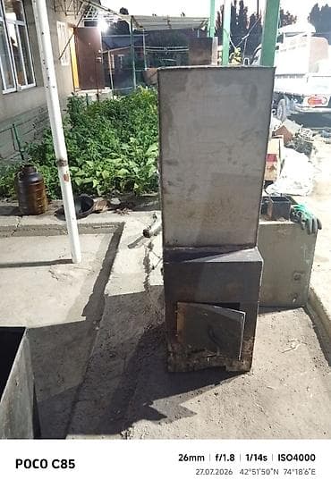 модульный жом: Нержавеющая печь-утилизатор/буржуйка с теплообменником Описание: - — 2