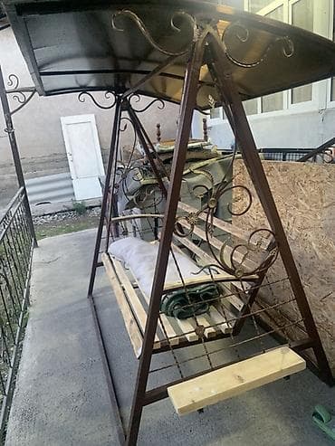 икеа напольная вешалка: Садовые качели Металл, Со спинкой, С крышей — 1