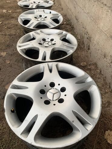 w124: Колеса в сборе 215 / 50 / R 17, Зима, Б/у, Комплект, Легковые, Литые, отверстий - 5 — 5