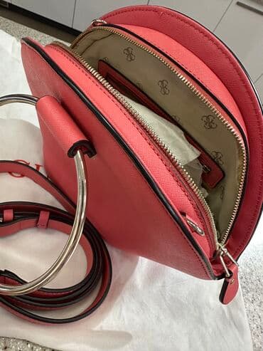 сумка клатч б у: GUESS Сумка маленького размера • Цвет яркий розовый • ПВХ • Гладкая — 4