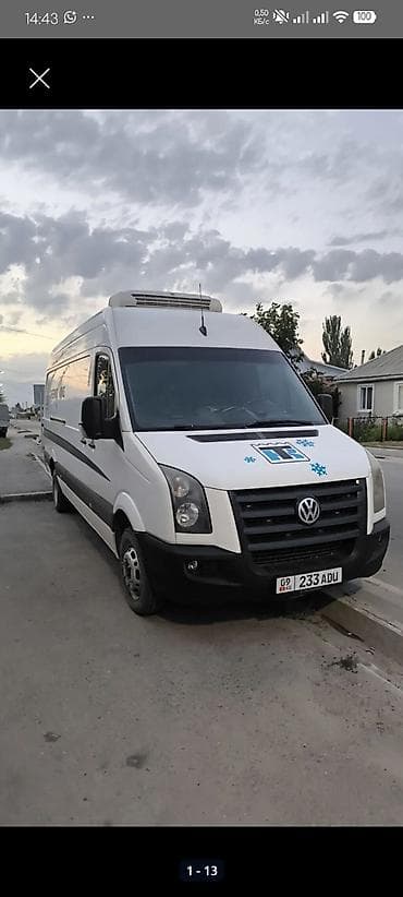 Volkswagen Crafter: 2008 г., 2.5 л, Механика, Дизель, Фургон