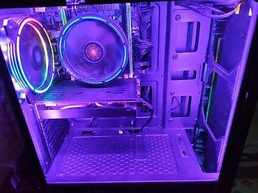 hyperx cloud core: Компьютер, ядер - 10, ОЗУ 16 ГБ, Игровой, Б/у, AMD Radeon RX 580, HDD + SSD — 2