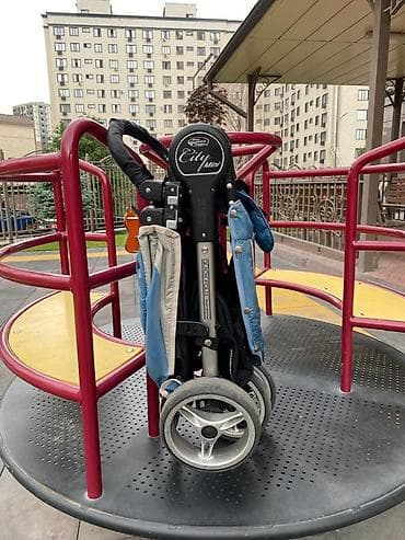 Прогулочная коляска Baby Jogger City Mini, 3-колёсная, голубая/серая — 8