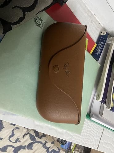 Аксессуарлар: Футляр для очков Ray-Ban Meta - Оригинальный кожаный чехол фирменного — 5