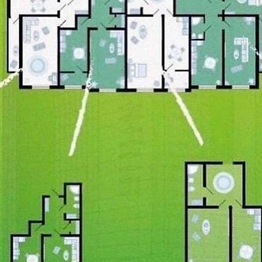 kant flat: 1 комната, 55 м², Элитка, 5 этаж, Готовая ПСО (под самоотделку) — 3