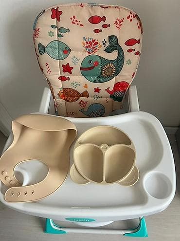 Матрасы: Стульчик для кормления, Другой бренд, Металл, Другой вид, цвет - Белый — 2