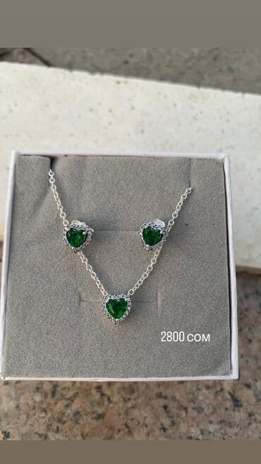 свадебные наборы ручной: Набор украшений, Проба 925, Женские, Новый — 3