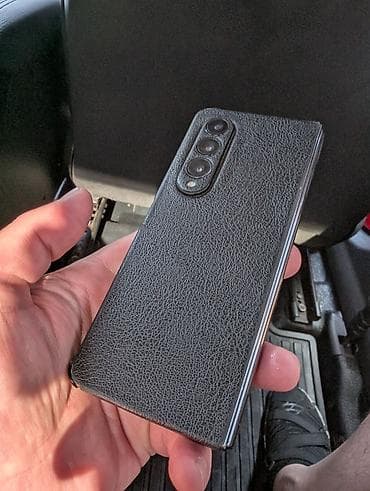 sd disk: Samsung Galaxy Z Fold 4, Б/у, 256 ГБ, цвет - Черный, 2 SIM — 2
