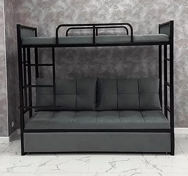 купить двухъярусный диван кровать: Двухъярусная кровать, Новый, С выкатной системой — 4