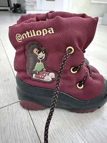 Коляскалар: Детские зимние сапожки Antilopa, бордовые. - Размер: 29 (маркировка — 2