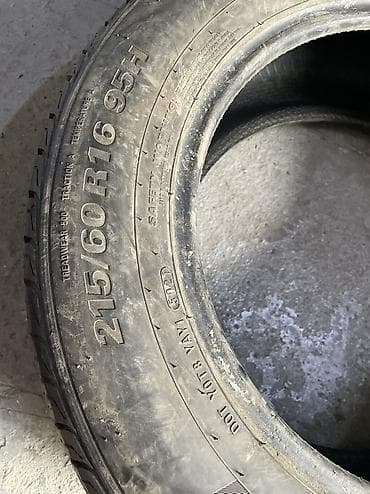 Шины 215 / 60 / R 16, Лето, Б/у, 1 шт, Легковые, Корея, Kumho — 2