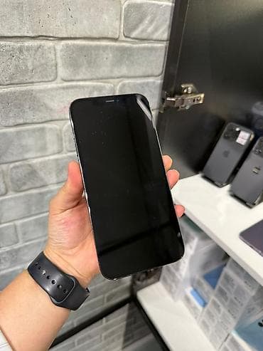 от царапин: IPhone 12 Pro Max, Б/у, 128 ГБ, Черный, 79 % — 2