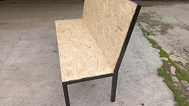 чели: Скамейка Металл, Со спинкой, Без крыши — 3