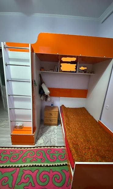 Детский модульный гарнитур с кроватью и игровым/спортивным модулем