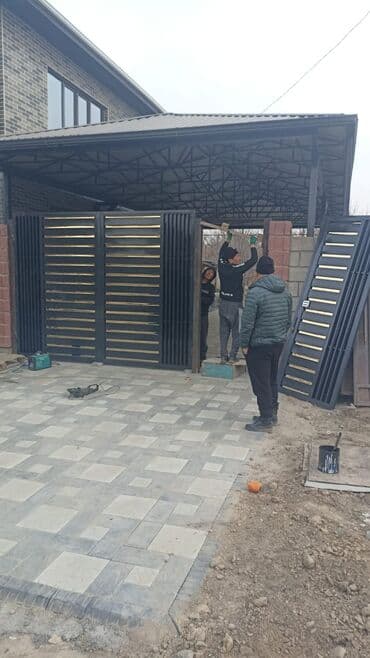 дома из контейнеров: Сварка | Ворота — 9