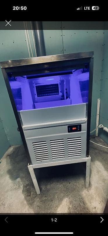 Льдогенератор промышленный кубикового льда - Тип: автоматический at lalafo.kg Льдогенератор промышленный кубикового льда - Тип: автоматический
