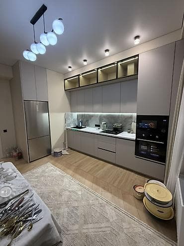 discovery studio: 3 комнаты, 110 м², Асанбай мкр Элитка, 4 этаж, Дизайнерский ремонт — 1