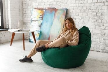 кресло мешок бишкек: Бинбэг, Новый, Бесплатная доставка, Самовывоз, цвет - Серый — 2