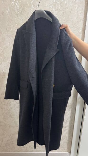 oversize: Пальто, Классика, Зима, Верблюжья шерсть, По колено, Оверсайз, M — 3