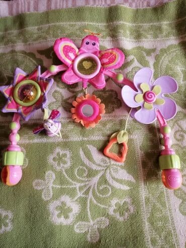 детская игрушка на кроватку: Дуга на коляску, кроватку, шезлонг. Б/у. Состояние отличное — 1