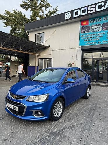 Chevrolet Aveo: 2017 г., 1.4 л, Вариатор, Бензин, Седан