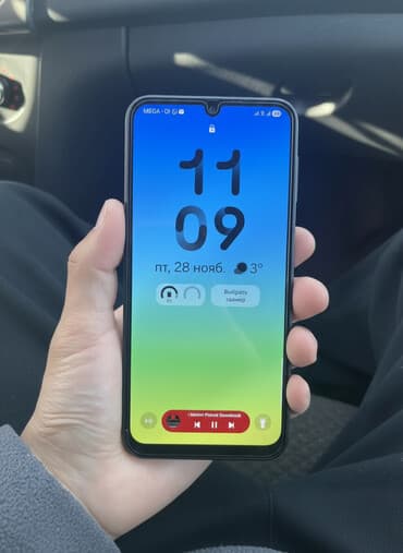 телефон ж2: Samsung Galaxy A24 4G, Колдонулган, 128 ГБ, түсү - Кара, 2 SIM — 1