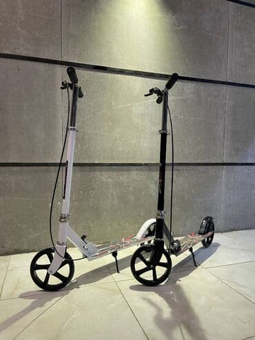 Двухколесный самокат для взрослых и детей 8+. Большие колеса. Хит at lalafo.kg Двухколесный самокат для взрослых и детей 8+. Большие колеса. Хит