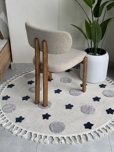 small table: Стул для кухни, Новый, Дерево, В рассрочку, цвет - Бежевый — 9