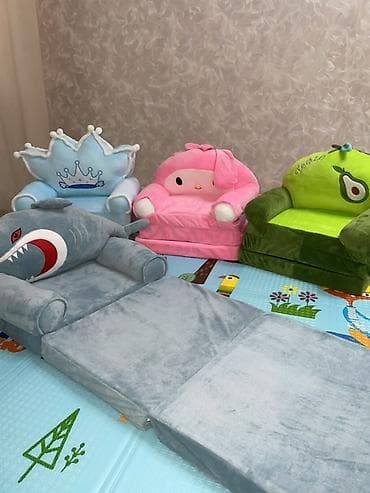 pop it: Детское кресло, цвет - Серый — 2