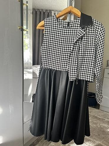 женская одежда платья: Платье-комбинация с имитацией куртки-косухи Продаю очень красивое — 3