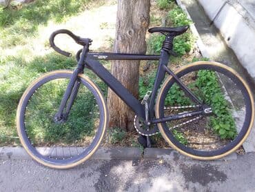 детский велосипед штерн: Фикс-байк в минималистичном матово‑черном исполнении. Характеристики — 1