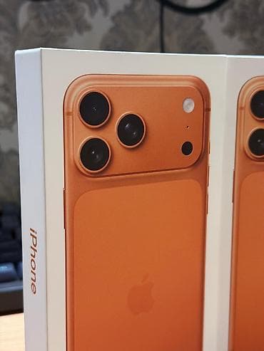 IPhone 17 Pro Max, Новый, 512 ГБ, Оранжевый, Кабель, Коробка, 100 %