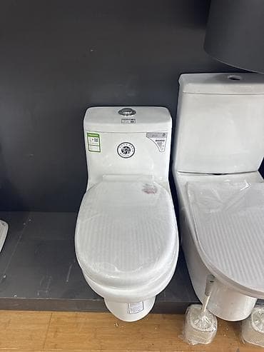 Унитаз Напольный, Материал: Фарфор