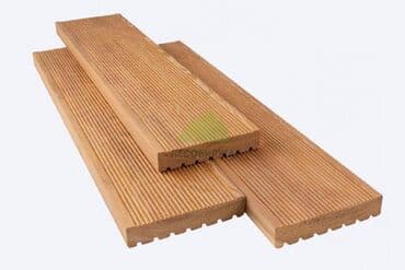 ХДФ: Террасная доска из древесины (рифлёная) Описание: - Натуральная доска — 4