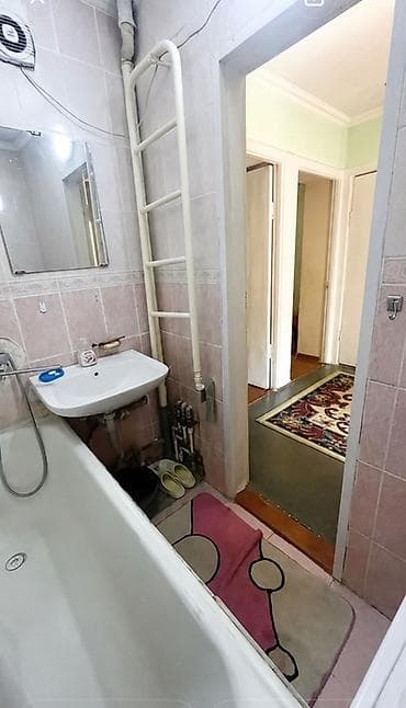 osh flat: 3 комнаты, 67 м², Газ Городок 3 этаж, Старый ремонт — 9