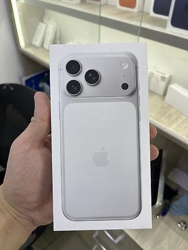 IPhone 17 Pro Max, 256 ГБ, Серебристый, Кабель
