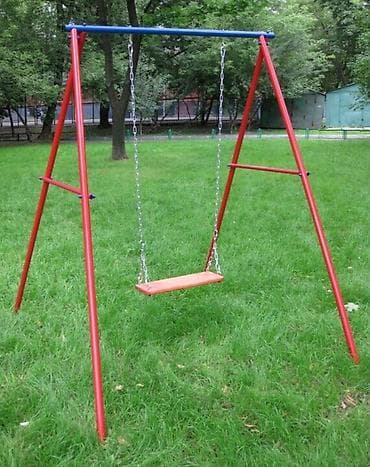 качели: Детские качели, Подвесные Для улицы, Дерево — 4
