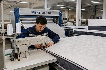 Матрасный цехке иштегенге бала керек станок менен иштегенди билген