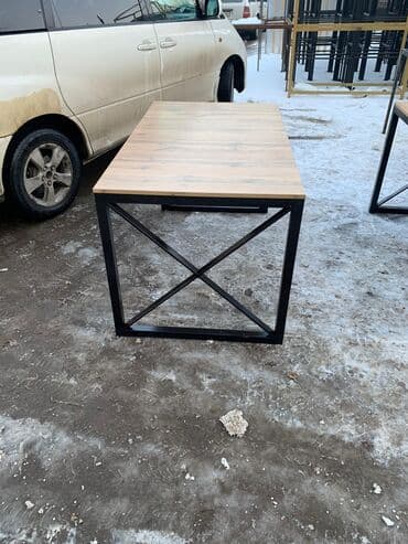 прочный компьютерный стол: Лофт стол размер 750
Размер профиля 40*40 
свет ЛДСП дуб вотан — 2