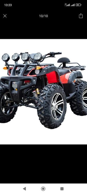 муравей мотосикл: Квадроцикл Бензин, 200 куб. см, Взрослый — 16