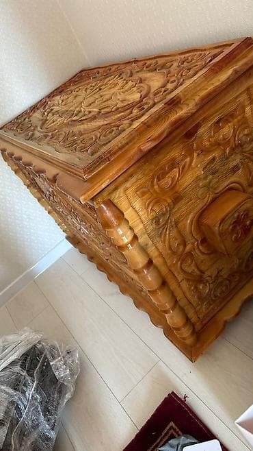 сундук для приданного: Сундук, Новый, Для приданого невесты, Дерево, цвет - Коричневый — 3