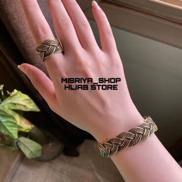 свадебные платья для покрытых: Кольцо с арабской каллиграфией, выполненное из металла под старину — 5