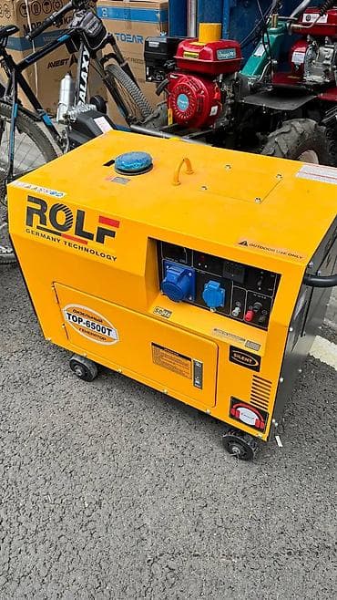 Дизельный генератор ROLF TOP-6500T (Silent) - Тип: дизельный