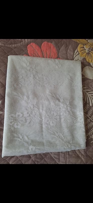 double a: Готовый б/у ТЮЛЬ турецкого производства. Цвет белый, нежный. Размер в — 6