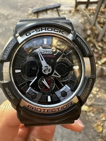 Спортивные часы часы, Casio (G-Shock), Таймер и секундомер, Водонепроницаемые, Мужские