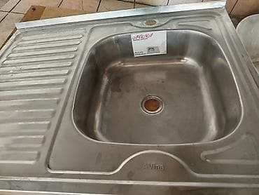 смесители для раковины: Раковина для кухни 80*60см. Новая — 1