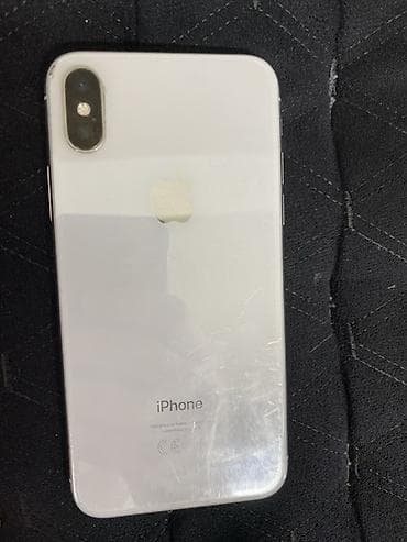 iphone xer: IPhone X, Б/у, 64 ГБ, Серебристый, 100 % — 2