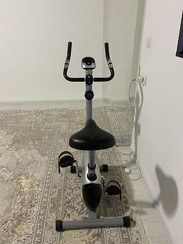 микрофон колонки: Велотренажер DFC (домашний, вертикальный) - Компактная магнитная — 2