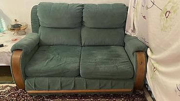 Прямой диван, Б/у, Двухместный