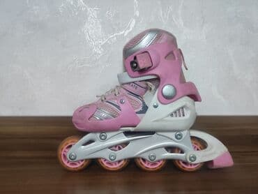 ролики детские: Детские роликовые коньки (розовые)27-32 - Тип: раздвижные ролики для — 1